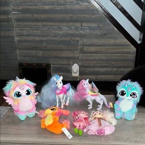 Magic Mixies 2 Magical Misting Rainbow Unicorn/Fire Gem/Magic Mixies Pixlings do